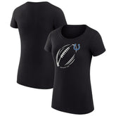 Indianapolis Colts G-III 4Her by Carl Banks Women's Super-Slim Fit Lightweight Subtle Football T-Shirt - Black sale