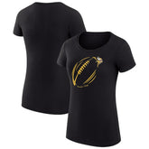 Minnesota Vikings G-III 4Her by Carl Banks Women's Super-Slim Fit Lightweight Subtle Football T-Shirt - Black cheap
