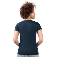Houston Texans G-III 4Her by Carl Banks Women's Super-Slim Fit Lightweight Subtle Football V-Neck T-Shirt - Navy sale