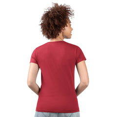 Houston Texans G-III 4Her by Carl Banks Women's Super-Slim Fit Lightweight Subtle Football V-Neck T-Shirt - Red outlet