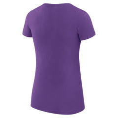 Minnesota Vikings G-III 4Her by Carl Banks Women's Super-Slim Fit Lightweight Collage Team T-Shirt - Purple cheap