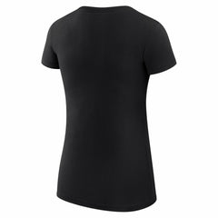 Detroit Lions G-III 4Her by Carl Banks Women's Super-Slim Fit Lightweight Collage Team T-Shirt - Black discount