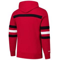 Detroit Red Wings Mitchell & Ness Head Coach Slogan Pullover Hoodie Red