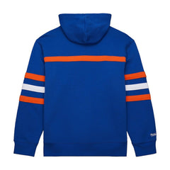 New York Islanders Mitchell & Ness Head Coach Slogan Pullover Hoodie Royal
