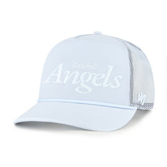 Los Angeles Angels Foundation Script Hitch Adjustable Trucker Hat - Light Blue | 47 brand