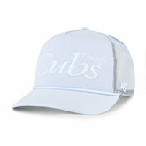 Chicago Cubs Foundation Script Hitch Adjustable Trucker Hat - Light Blue | 47 brand
