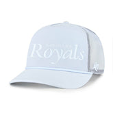 Kansas City Royals Foundation Script Hitch Adjustable Trucker Hat - Light Blue | 47 brand