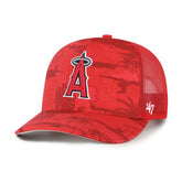 Los Angeles Angels Fiji Trucker Adjustable Hat - Red | 47 brand