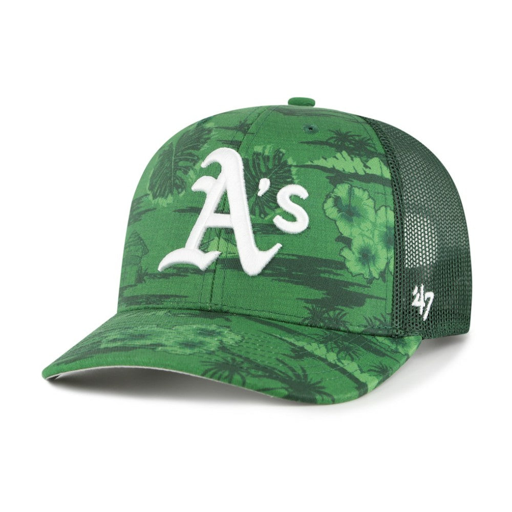 Athletics Fiji Trucker Adjustable Hat - Green | 47 brand