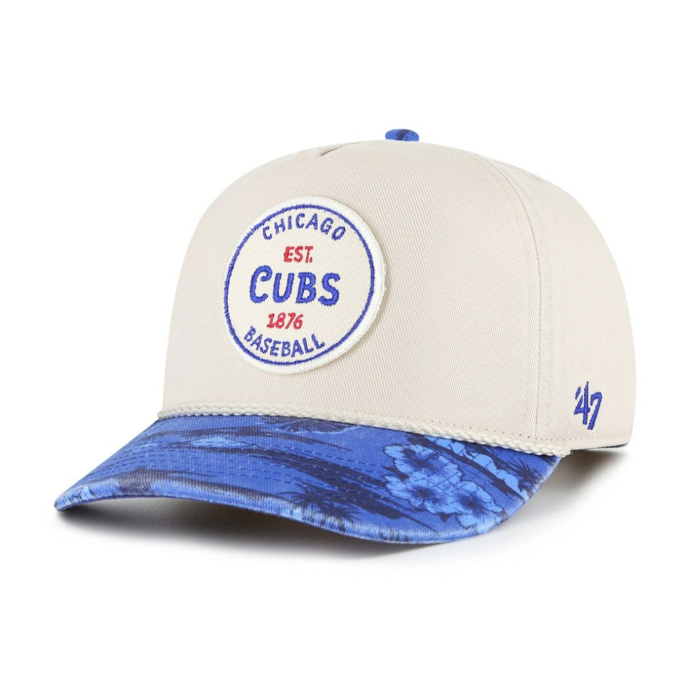 Chicago Cubs Fiji Rope Hitch Adjustable Hat - Cream/Navy | 47 brand