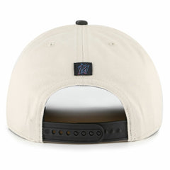 Miami Marlins Fiji Rope Hitch Adjustable Hat - Cream/Black | 47 brand