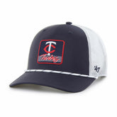 Minnesota Twins Scratch Adjustable Trucker Hat - Navy/White | 47 brand