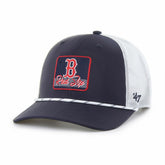 Boston Red Sox Scratch Adjustable Trucker Hat - Navy/White | 47 brand