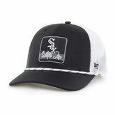 Chicago White Sox Scratch Adjustable Trucker Hat - Black/White | 47 brand