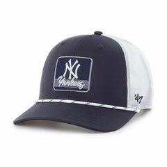 New York Yankees Scratch Adjustable Trucker Hat - Navy/White | 47 brand