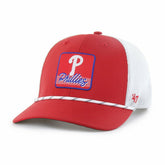 Philadelphia Phillies Scratch Adjustable Trucker Hat - Red/White | 47 brand
