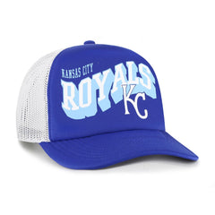 Kansas City Royals Meander Foam Trucker Snapback Hat - Royal | 47 brand