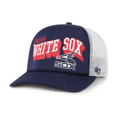 Chicago White Sox Meander Foam Trucker Snapback Hat - Navy | 47 brand