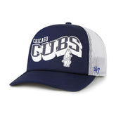 Chicago Cubs Meander Foam Trucker Snapback Hat - Navy | 47 brand