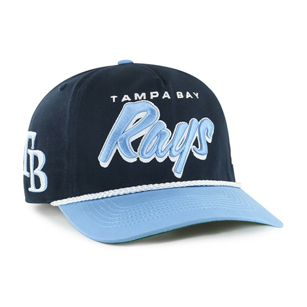 Tampa Bay Rays Dropshadow Rope Hitch Adjustable Hat - Navy | 47 brand