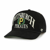 Pittsburgh Pirates Pitchout Rope Hitch Adjustable Hat - Black | 47 brand