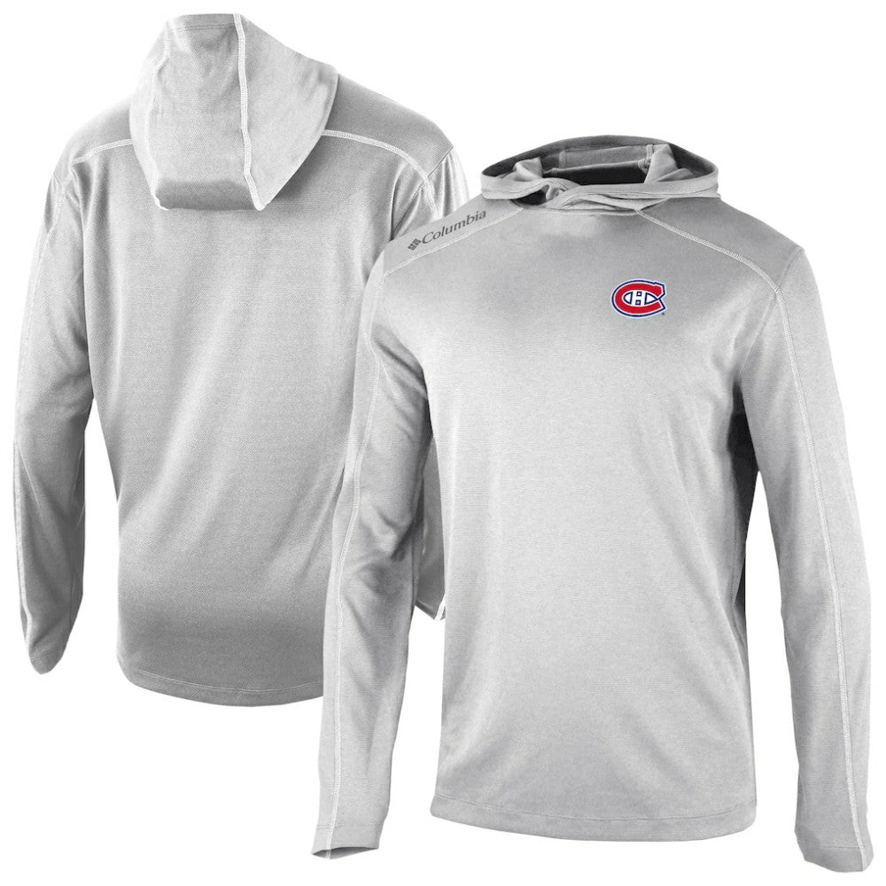 Montreal Canadiens Columbia Shotgun Omni-Wick Pullover Hoodie Gray