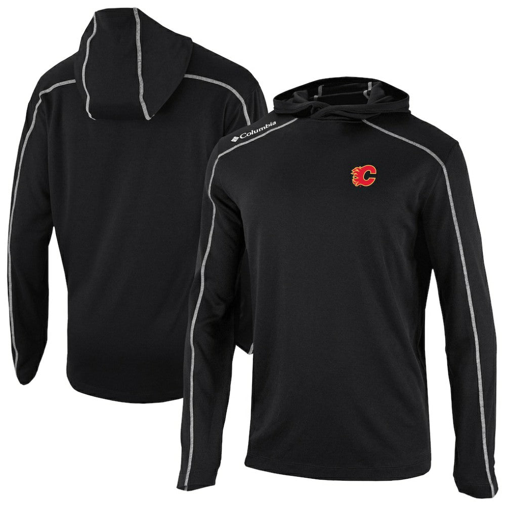 Calgary Flames Columbia Shotgun Omni-Wick Pullover Hoodie Black