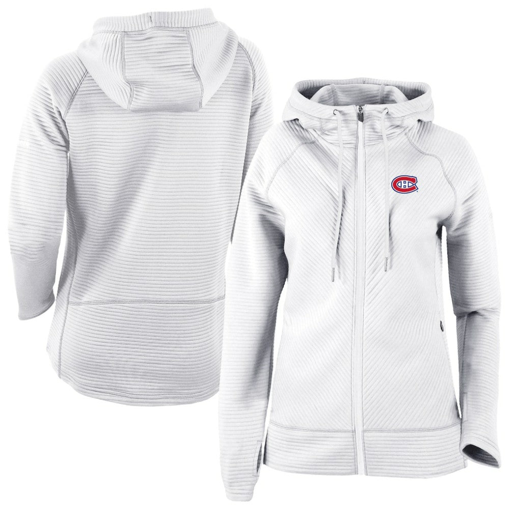 Montreal Canadiens Columbia Omni-Wick Pack It Up Full-Zip Jacket White
