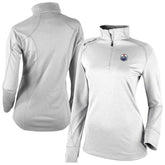 Edmonton Oilers Columbia Women's Omni-Wick Shotgun 2.0 Quarter-Zip Pullover Top White
