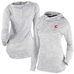 Calgary Flames Columbia Women's Omni-Wick Sunday Ball Pullover Hoodie White
