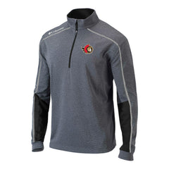 Ottawa Senators Columbia Omni-Wick Shotgun 2.0 Quarter-Zip Pullover Top Black