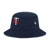 Minnesota Twins Primary Logo Bucket Hat - Navy | 47 brand