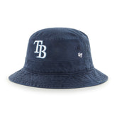 Tampa Bay Rays Primary Logo Bucket Hat - Navy | 47 brand