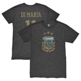 Angel Di Maria Argentina National Team 1863FC Retro Player Tri-Blend T-Shirt - Black discount