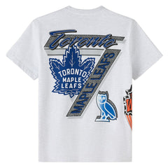 Toronto Maple Leafs OVO x NHL Retro T-Shirt Heather Gray