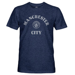 Manchester City 1863FC Team Arch Retro Tri-Blend T-Shirt - Navy discount