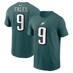 Nick Foles Philadelphia Eagles Retired Player Name & Number T-Shirt - Midnight Green | Nike on sale