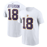 Justin Jefferson Minnesota Vikings Name & Number T-Shirt - White | Nike discount