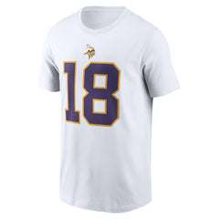 Justin Jefferson Minnesota Vikings Name & Number T-Shirt - White | Nike discount