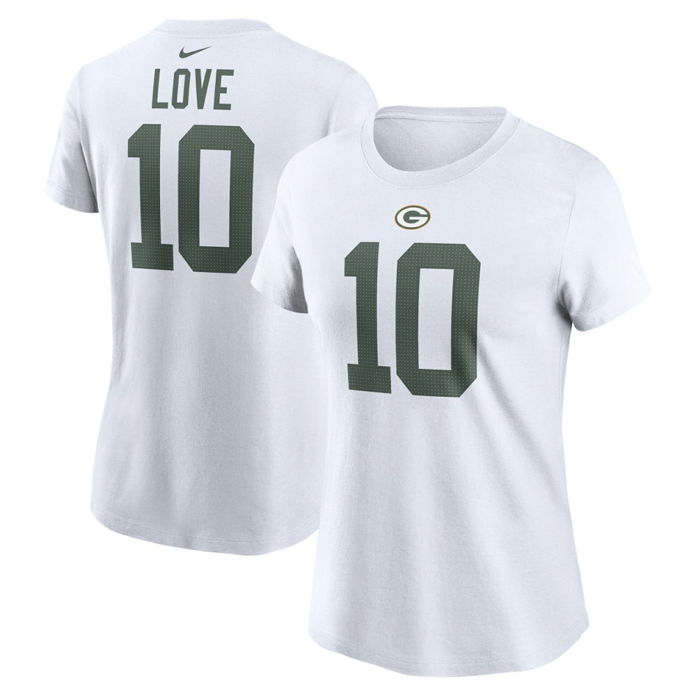 Jordan Love Green Bay Packers Women's Player Name & Number T-Shirt - White | Nike outlet