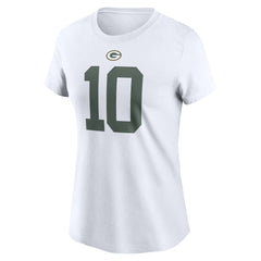 Jordan Love Green Bay Packers Women's Player Name & Number T-Shirt - White | Nike outlet
