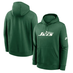New York Jets Rewind Club Logo Pullover Hoodie - Green | Nike cheap