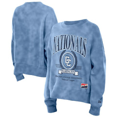 Washington Nationals Women's 2025 City Connect Pullover Sweatshirt - Blue | New Era