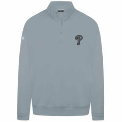 Philadelphia Phillies Levelwear Murray Nightfall Quarter-Zip Top - Gray