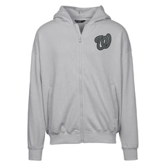 Washington Nationals Levelwear Uphill Abyssal Full-Zip Hoodie - Gray