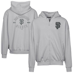 San Francisco Giants Levelwear Uphill Abyssal Full-Zip Hoodie - Gray
