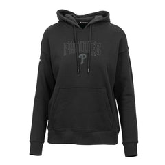 Philadelphia Phillies Levelwear Women's Adorn Darkmoon Pullover Hoodie - Black