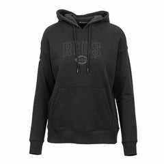 Cincinnati Reds Levelwear Women's Adorn Darkmoon Pullover Hoodie - Black