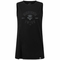 Minnesota Twins Levelwear Women's Influx Abyssal Tank Top - Black