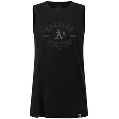 Oakland Athletics Levelwear Women's Influx Abyssal Tank Top - Black